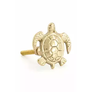 Doing Goods mâner de mobilă Turtle Knob culoarea galben imagine