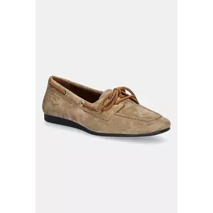 Vagabond Shoemakers mocasini HILLARY culoarea bej, cu toc plat, 5925-440-28 imagine