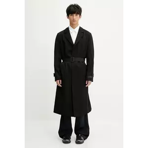 MM6 Maison Margiela palton culoarea negru, de tranzitie, SH0AA0009 imagine