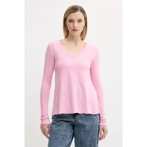 American Vintage longsleeve culoarea roz, JAC52VE25 imagine
