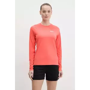 Jack Wolfskin longsleeve sport Prelight Swift culoarea portocaliu, A63799 imagine