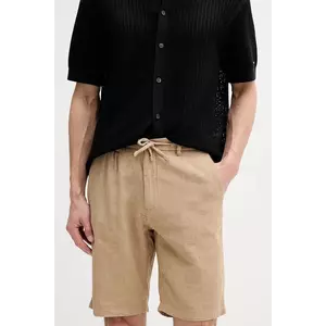 Lindbergh pantaloni scurți din amestec de in culoarea verde, 30-505020 imagine