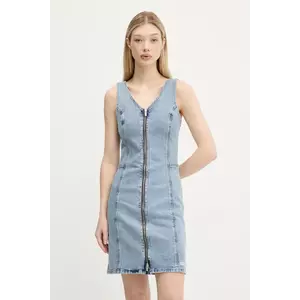Karl Lagerfeld Jeans rochie din denim mini, mulata, A3W13016 imagine