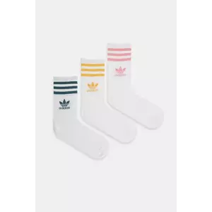 adidas Originals șosete 3-pack culoarea alb, KC4740 imagine