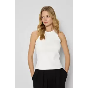 Bizuu top din bumbac ALEXIN culoarea bej, ALEXIN KREMOWY imagine