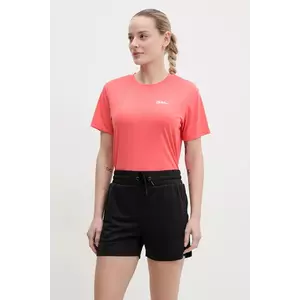 Jack Wolfskin tricou sport Vonnan Crop culoarea roz, A63932 imagine