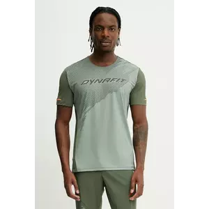 Dynafit tricou sport Alpine culoarea verde, cu imprimeu, 08.0000071456 imagine
