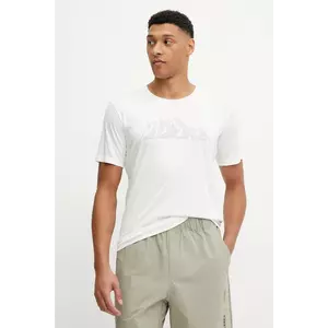 Jack Wolfskin tricou sport Peak Graphic culoarea bej, cu imprimeu, A63269 imagine