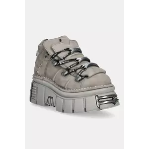 New Rock adidași din nubuc culoarea gri, M-106-C185 imagine