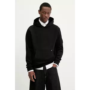 Karl Lagerfeld Jeans hanorac de bumbac culoarea negru, uni, A3M20020 imagine