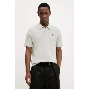 PS Paul Smith polo de bumbac culoarea gri, uni, M2R-485ZZ-T21858 imagine