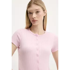 Hollister Co. tricou culoarea roz, KI339-5187 imagine