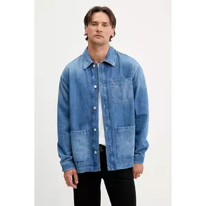 Tommy Jeans geacă cu aspect de cămașă de tranzitie, DM0DM21241 imagine