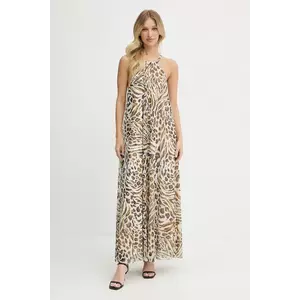 Marc Aurel rochie culoarea bej, maxi, evazati, 6549-7020-73854 imagine