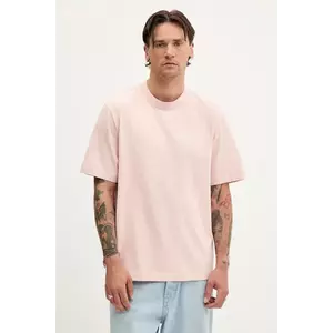 Abercrombie & Fitch tricou din bumbac culoarea portocaliu, uni, KI123-5060 imagine