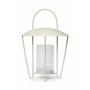 ferm LIVING felinar Abri Lantern culoarea bej imagine