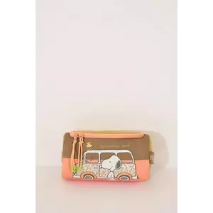 women'secret portfard SNOOPY culoarea verde, 4849276 imagine