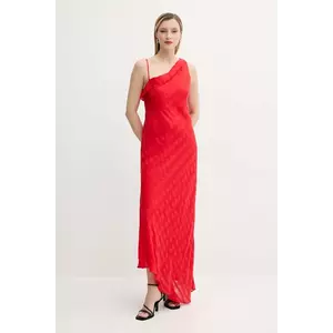 Samsoe Samsoe rochie SAMARINA culoarea roșu, maxi, drept, F25200095 imagine