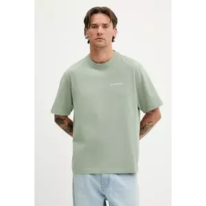 Abercrombie & Fitch tricou din bumbac culoarea verde, uni, KI123-5060 imagine