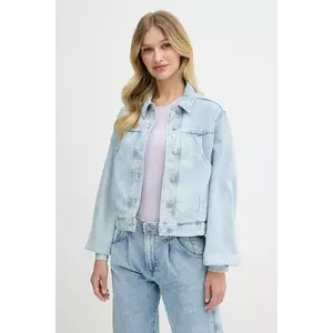 Pepe Jeans geacă jeans de tranzitie, oversize, PL402607 imagine