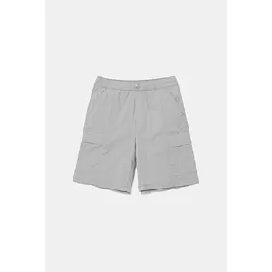 United Colors of Benetton pantaloni scurți copii culoarea gri, talie reglabila, 4L2VC9046 imagine