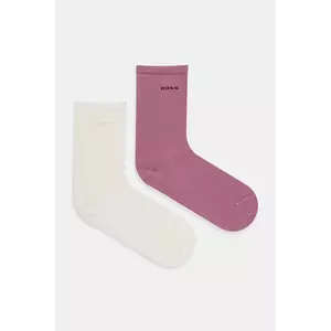 BOSS șosete 2-pack culoarea roz, 50543398 imagine