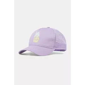 United Colors of Benetton șapcă de baseball pentru copii culoarea violet, cu imprimeu, 6XJNCA02L imagine