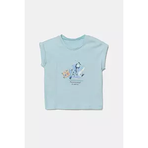 United Colors of Benetton tricou din bumbac pentru bebeluși cu imprimeu, 3I1XA106A imagine