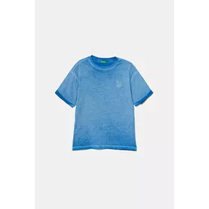United Colors of Benetton tricou de bumbac pentru copii melanj, 3085C10P9 imagine