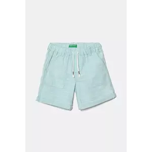 United Colors of Benetton pantaloni scurți din bumbac pentru copii talie reglabila, 4ZZSG902T imagine