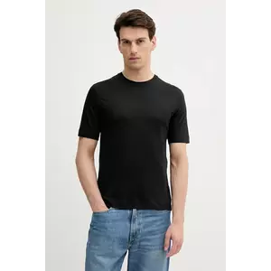 Sisley tricou culoarea negru, uni, 361VS104K imagine