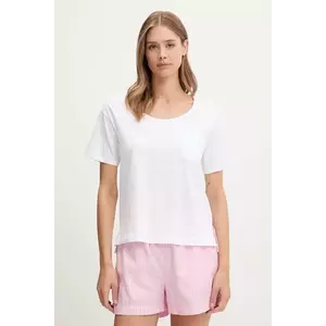 United Colors of Benetton tricou de pijama din bumbac culoarea alb, bumbac, 30963M07U imagine