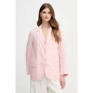 United Colors of Benetton sacou de in culoarea verde, un singur rand de nasturi, neted imagine