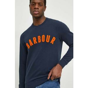 Barbour bluza barbati, culoarea albastru marin, melanj imagine