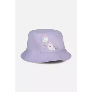 Coccodrillo pălărie din bumbac pentru copii culoarea violet, bumbac, ACCESSORIES SUMMER GIRL imagine