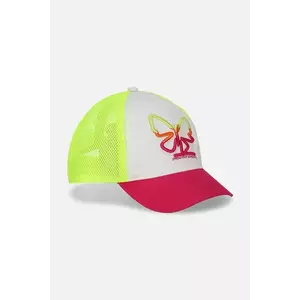 Coccodrillo șapcă de baseball pentru copii culoarea roz, cu imprimeu, ACCESSORIES SUMMER GIRL imagine