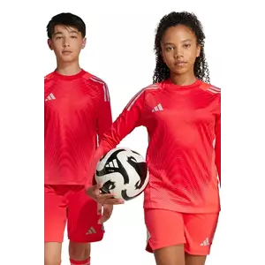 adidas Performance longsleeve copii culoarea rosu, cu imprimeu, JI9703 imagine