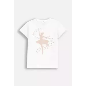 Coccodrillo tricou copii culoarea alb, EVERYDAY GIRL imagine
