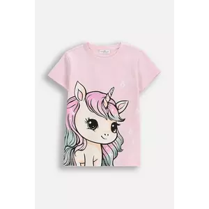 Coccodrillo tricou copii culoarea roz, EVERYDAY GIRL imagine