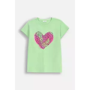Coccodrillo tricou copii culoarea verde, EVERYDAY GIRL imagine