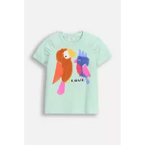 Coccodrillo tricou copii culoarea verde, TROPICAL STORY GIRL KIDS imagine