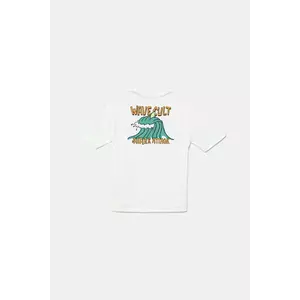 United Colors of Benetton tricou din bumbac culoarea alb, cu imprimeu, 3I1XC10P6 imagine