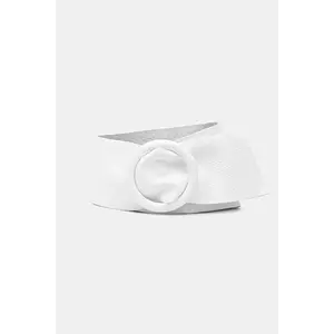 Answear Lab curea de piele culoarea alb imagine