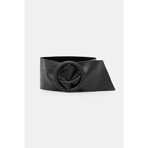 Answear Lab curea de piele culoarea negru imagine
