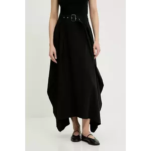 Answear Lab fustă culoarea negru, maxi, evazati imagine