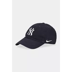 Nike șapcă de baseball din bumbac New York Yankees culoarea bleumarin, cu imprimeu, NB01.4FA.NK.BEK imagine