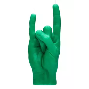 CandleHand lumânare decorativă You Rock 310 g culoarea verde imagine