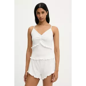 Answear Lab pijama culoarea alb, bumbac imagine