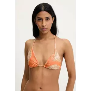 Answear Lab sutien de baie culoarea portocaliu, cupa moale imagine