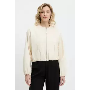 Answear Lab jacheta de bumbac culoarea bej, de tranzitie imagine